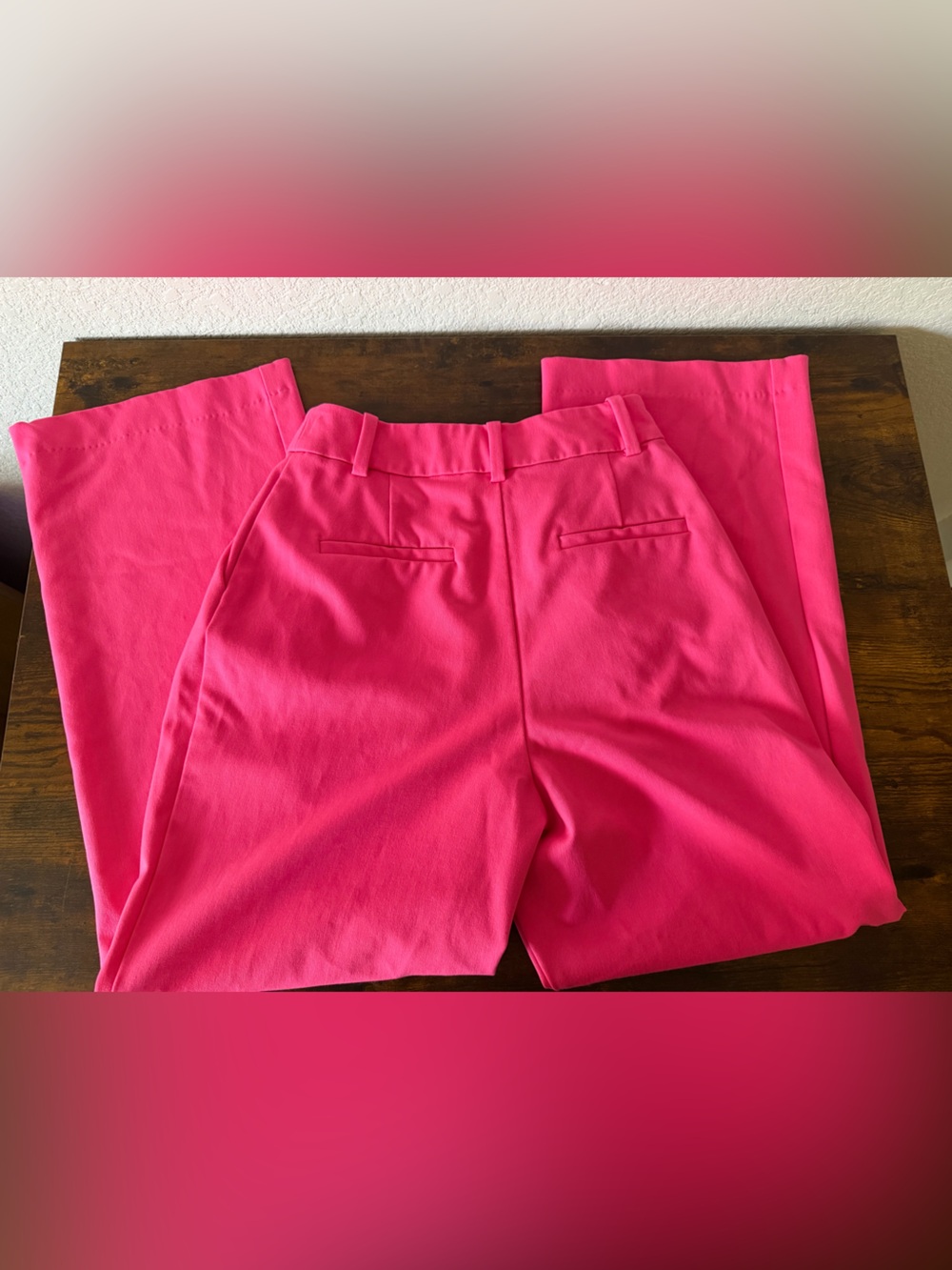 Favorite Daughter The Favorite Pant Pleat Pants in Pink Peacock Size 2 - Picture 4 of 8